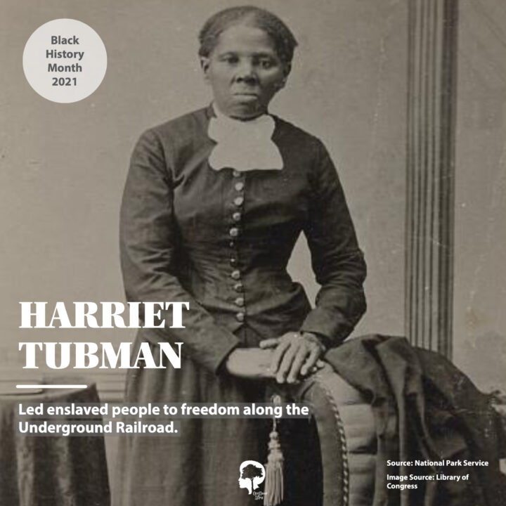 ENO shares portrait of Harriet Tubman, who led enslaved people to freedom along the Underground Railroad.